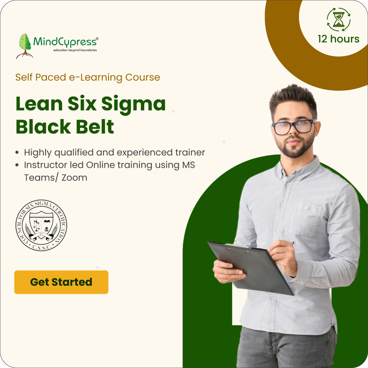 Lean Six Sigma Black Belt Self Paced E-Learning Course & MindCypress