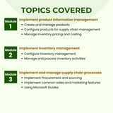 MB-330: Microsoft Dynamics 365 Supply Chain Management Functional Consultant Instructor Led Online Training